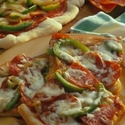 Pepperoni Pizza with Peppers